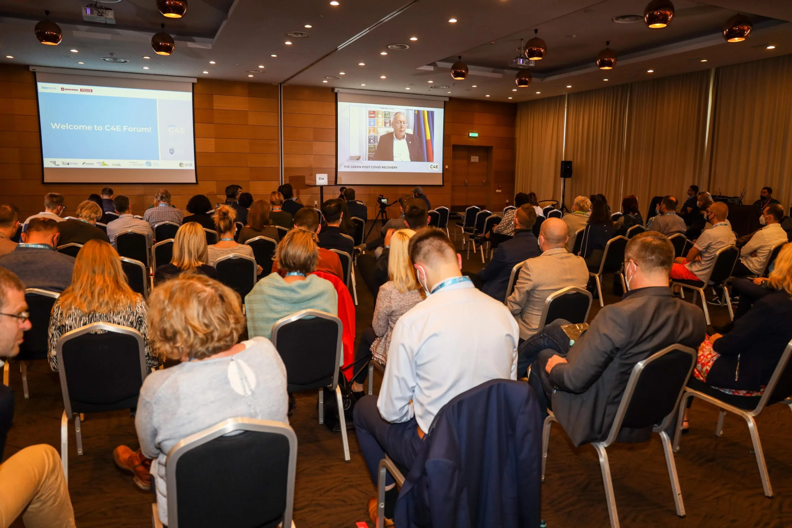 The opening plenary of the C4E Forum 2021 in Poiana Brașov, Romania