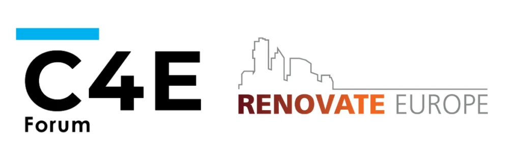 C4E Forum and Renovate Europe logos.