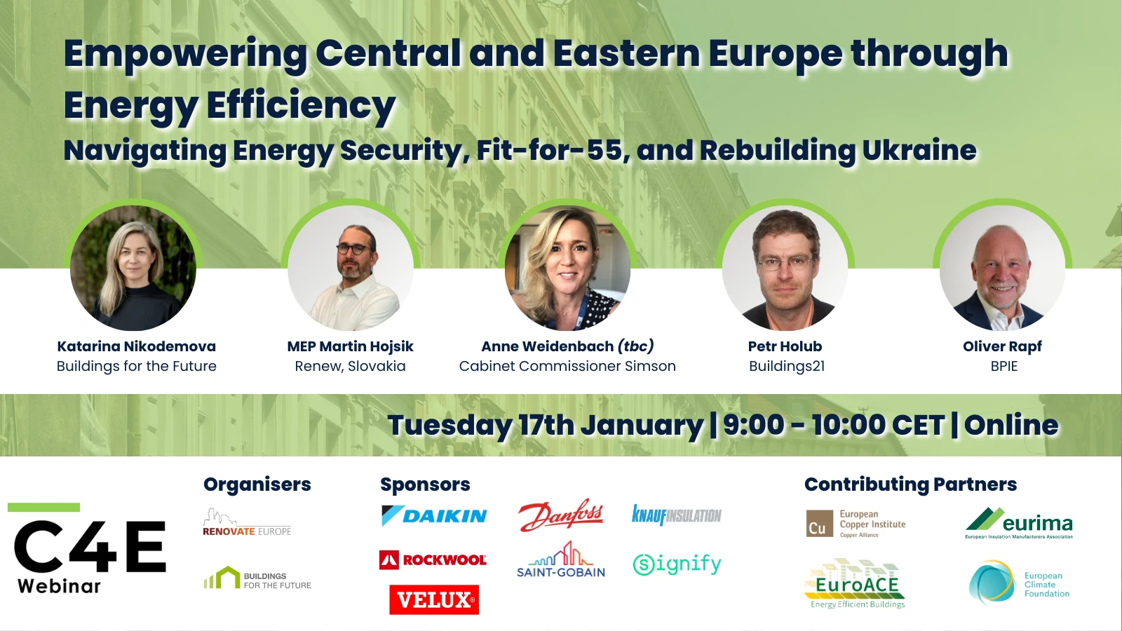 Webinar “Empowering Central and Eastern Europe through Energy Efficiency” – summary