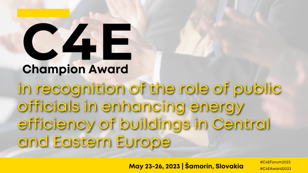 C4E Champion Award logo