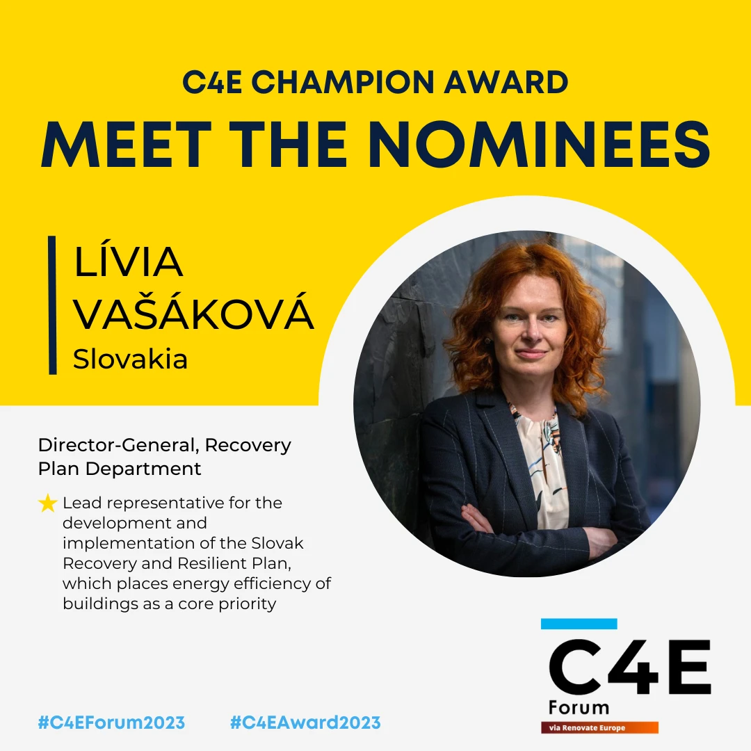 Lívia Vašáková, Slovakia nominee card