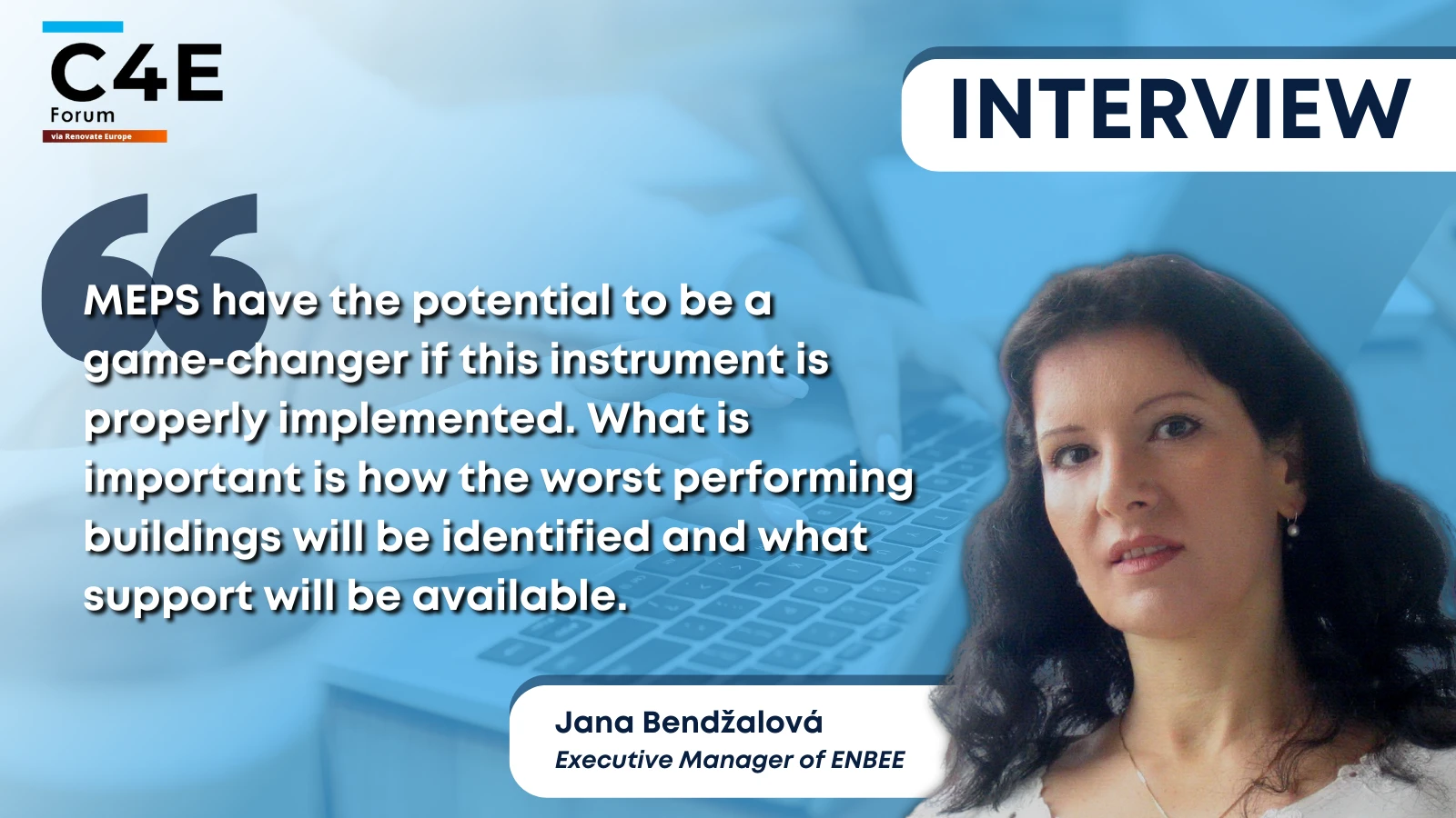 Interview with Jana Bendžalová (ENBEE, Slovakia)