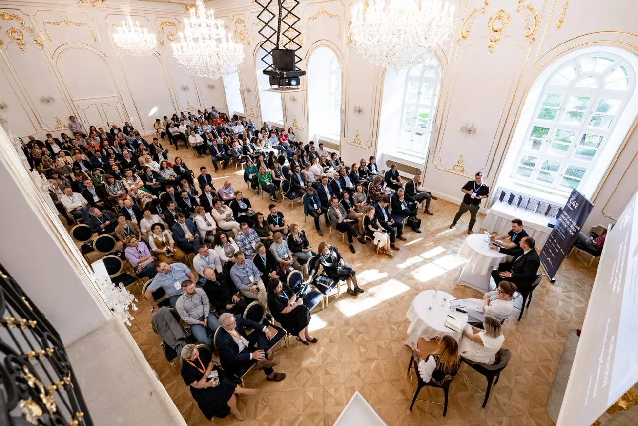C4E Forum 2023 audience at the Pezinok castle session.